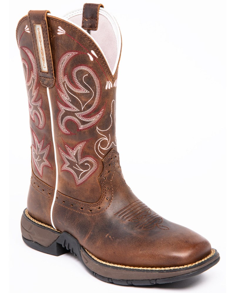 Shyanne Women's Xero Gravity Lite Western Performance Boots - Broad Square Toe | Brown