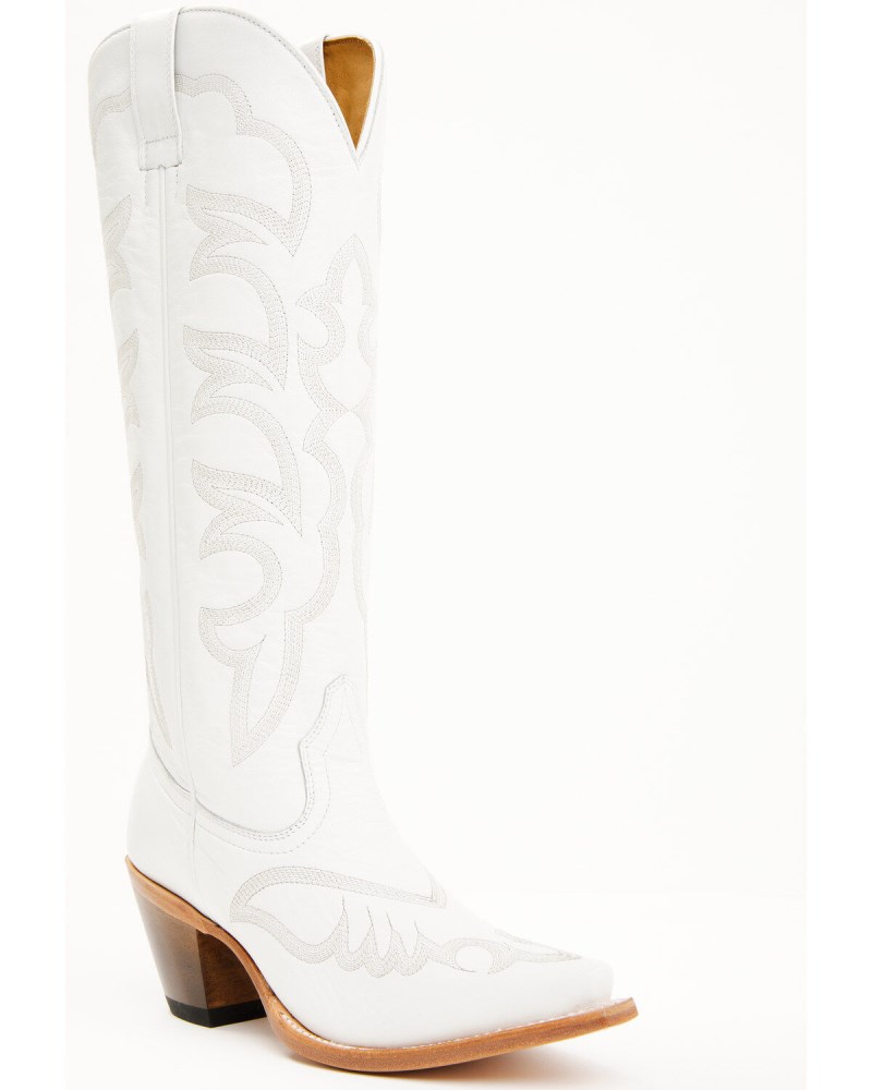 Shyanne Women's High Desert Western Boots - Snip Toe | White