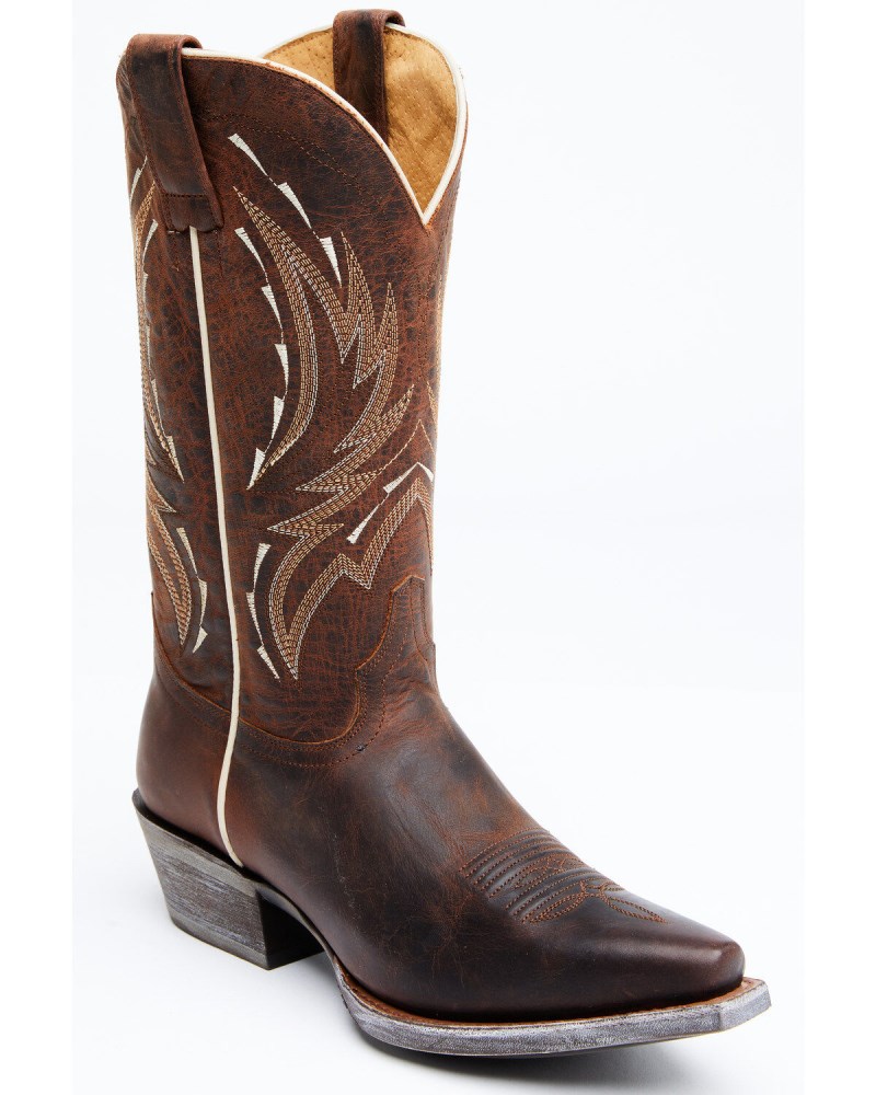 Shyanne Women's Xero Gravity Selma Western Performance Boots - Snip Toe | Brown