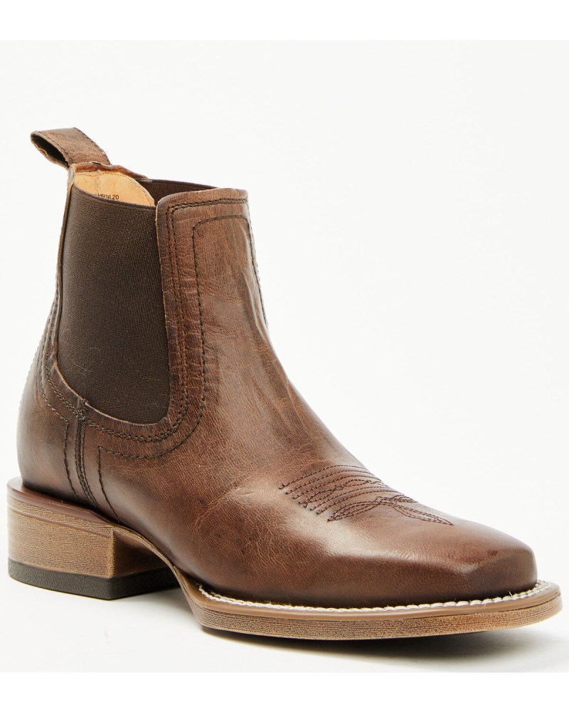 Shyanne Stryde Women's Chelsea Boots - Square Toe | Brown