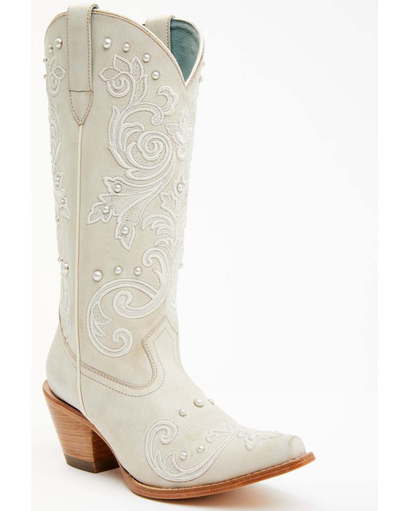 Shyanne Women's Denisse Western Boots - Snip Toe | Cream