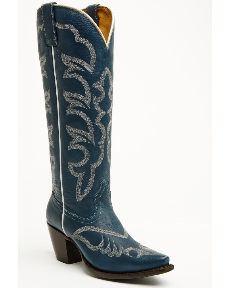 Shyanne Women's High Desert Tall Western Boots - Snip Toe | Navy