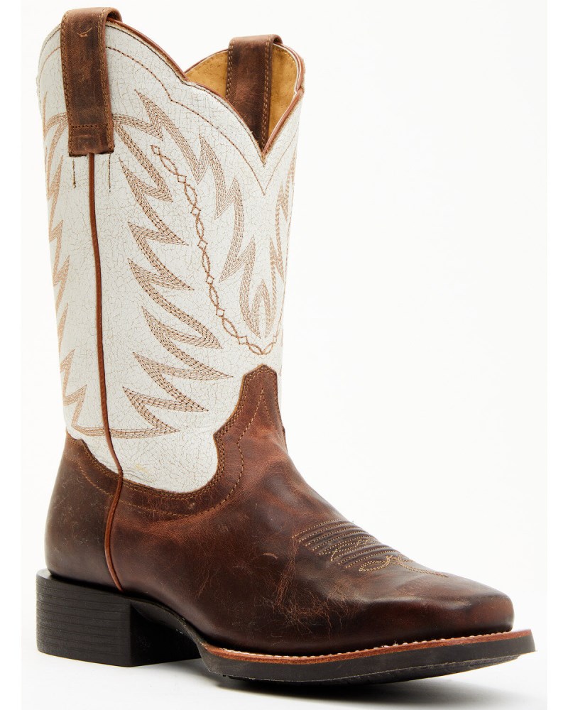 Shyanne Stryde Women's Western Performance Boots - Broad Square Toe | Ivory