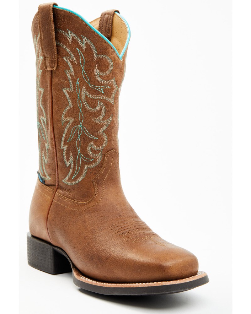 Shyanne Women's Aries Western Performance Boots - Square Toe | Brown