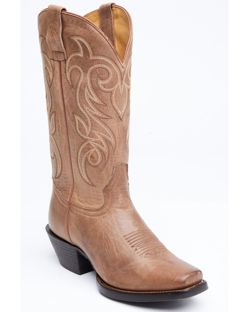 Shyanne Women's Xero Gravity Wren Western Performance Boots - Square Toe | Brown