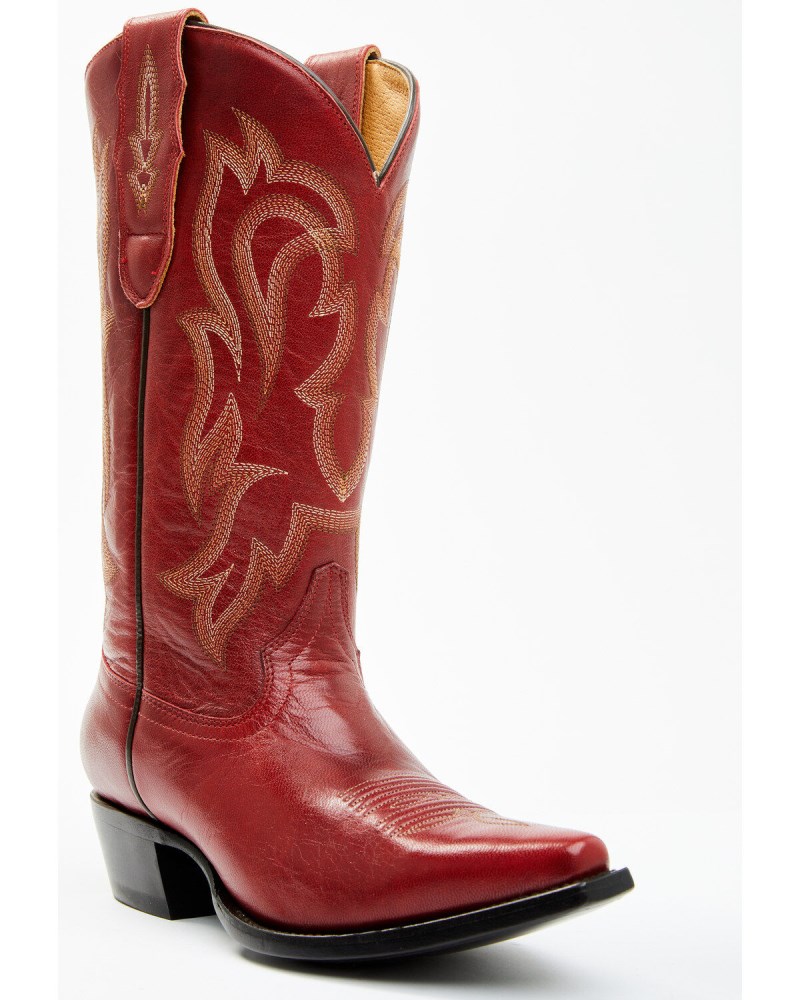 Shyanne Women's Lucille Western Boots - Snip Toe | Red
