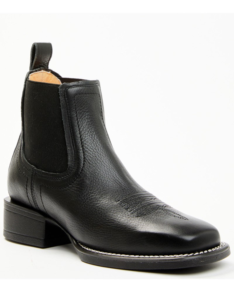 Shyanne Stryde Women's Chelsea Boots - Square Toe | Black