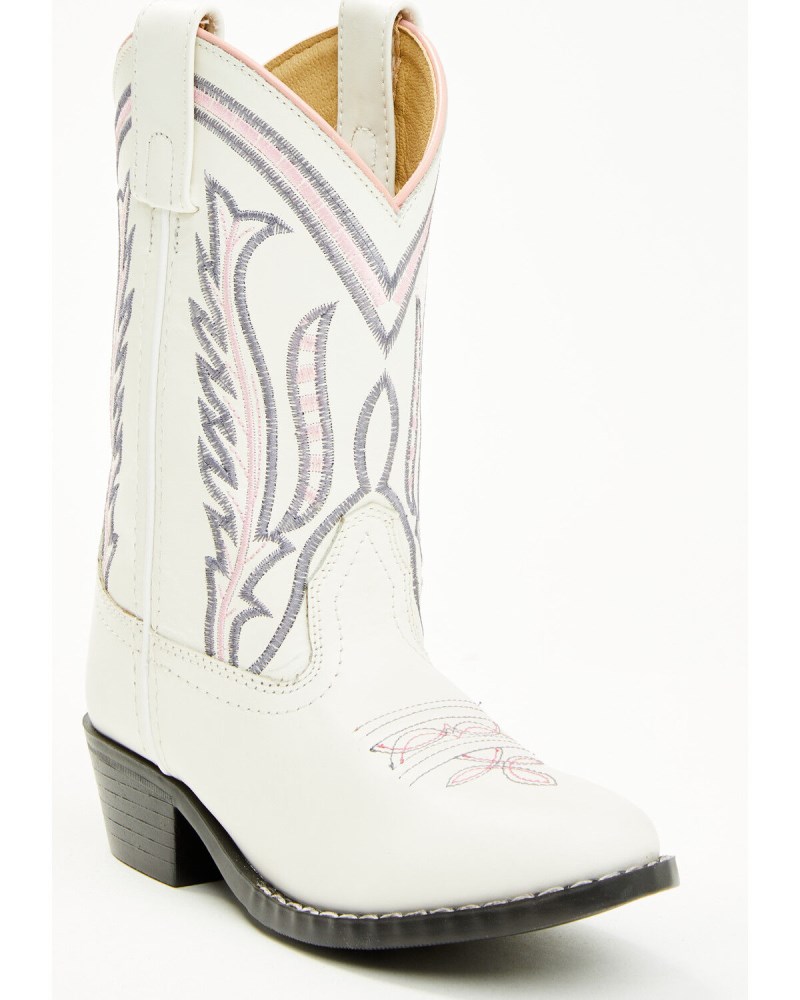 Shyanne Girls' Cassie Western Boots - Round Toe | White