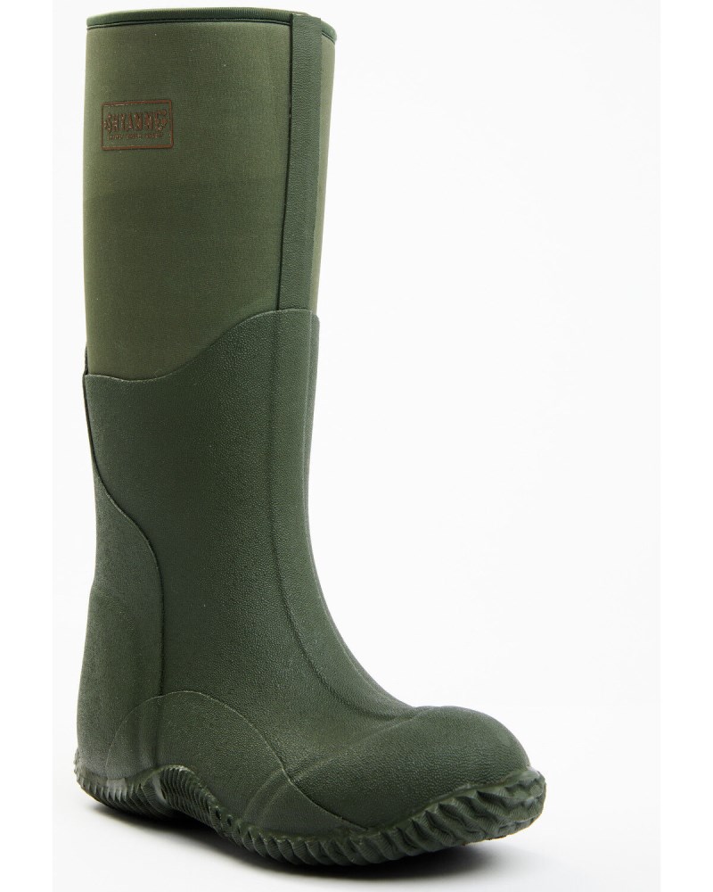 Shyanne Women's 15" Rubber Work Boots - Soft Toe | Jade