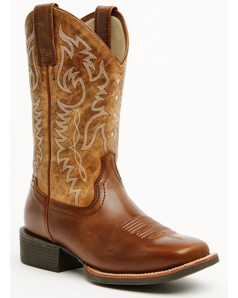 Shyanne Women's Sheridan Performance Western Boots - Broad Square Toe | Cognac