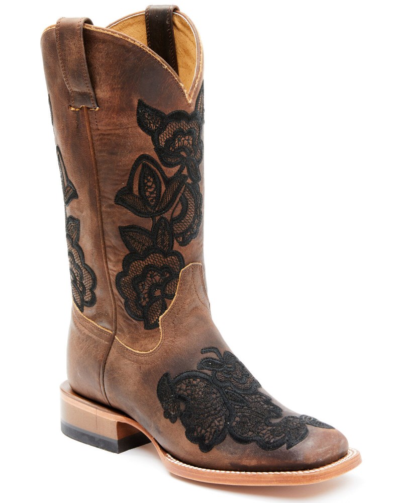 Shyanne Women's Mabel Western Boots - Broad Square Toe | Brown