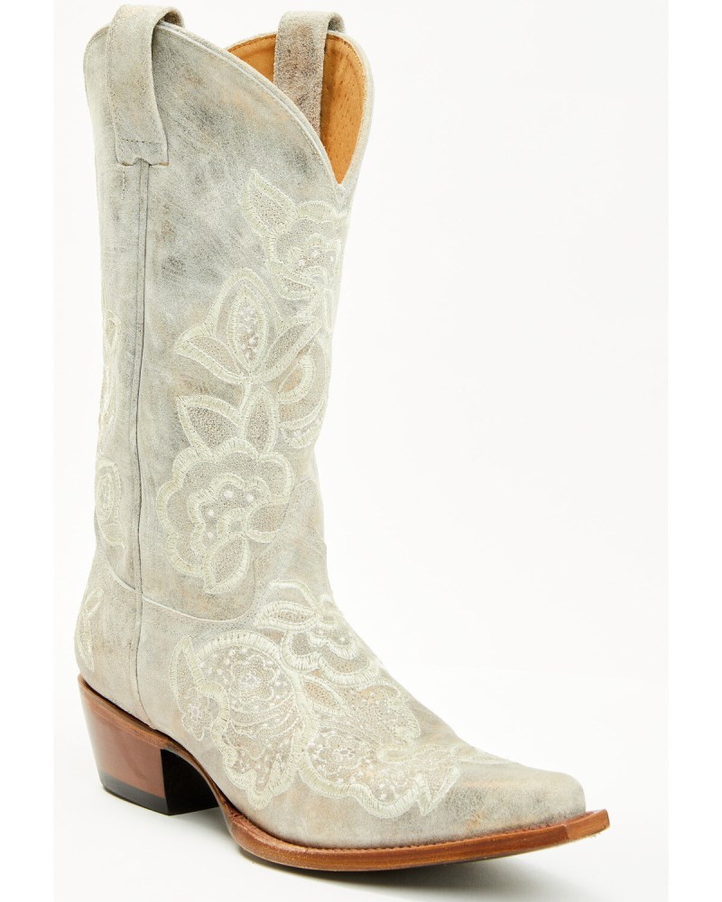 Shyanne Women's Sienna Metalico Western Boots - Snip Toe | Grey