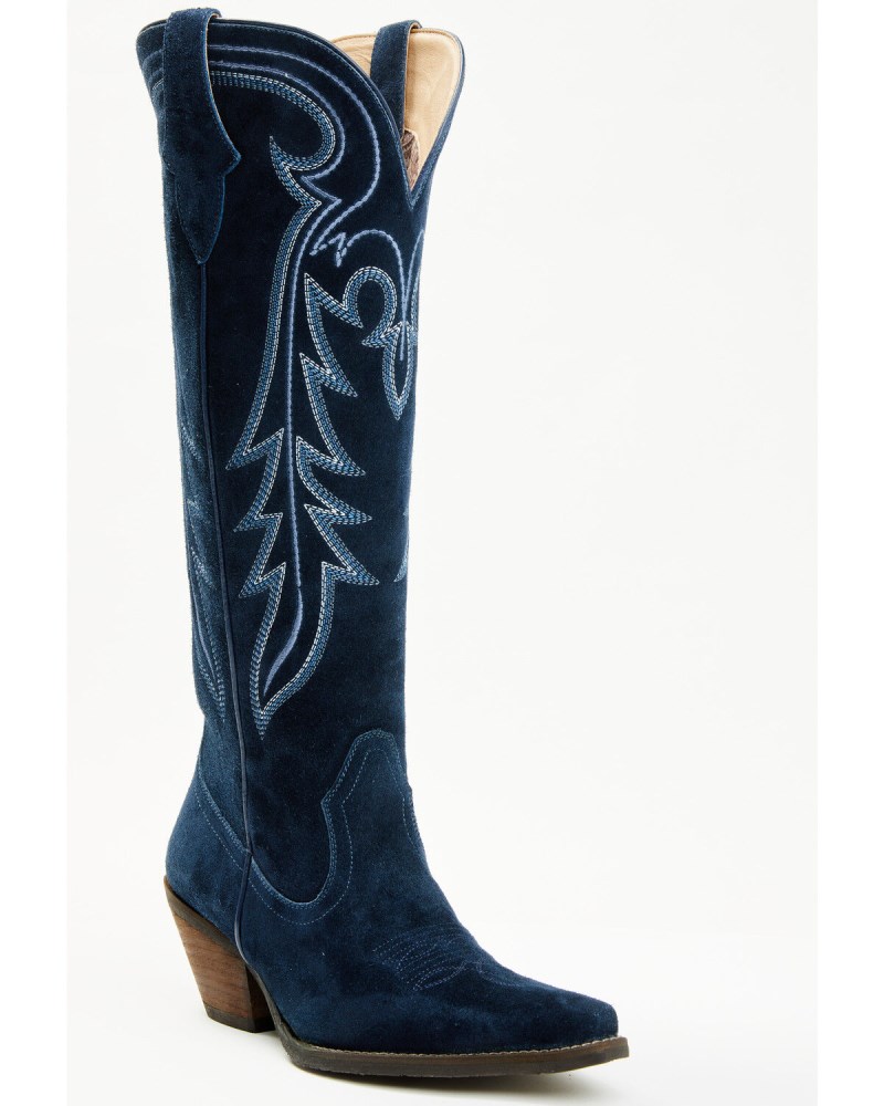 Shyanne Women's Rowan Tall Western Boots - Snip Toe | Blue
