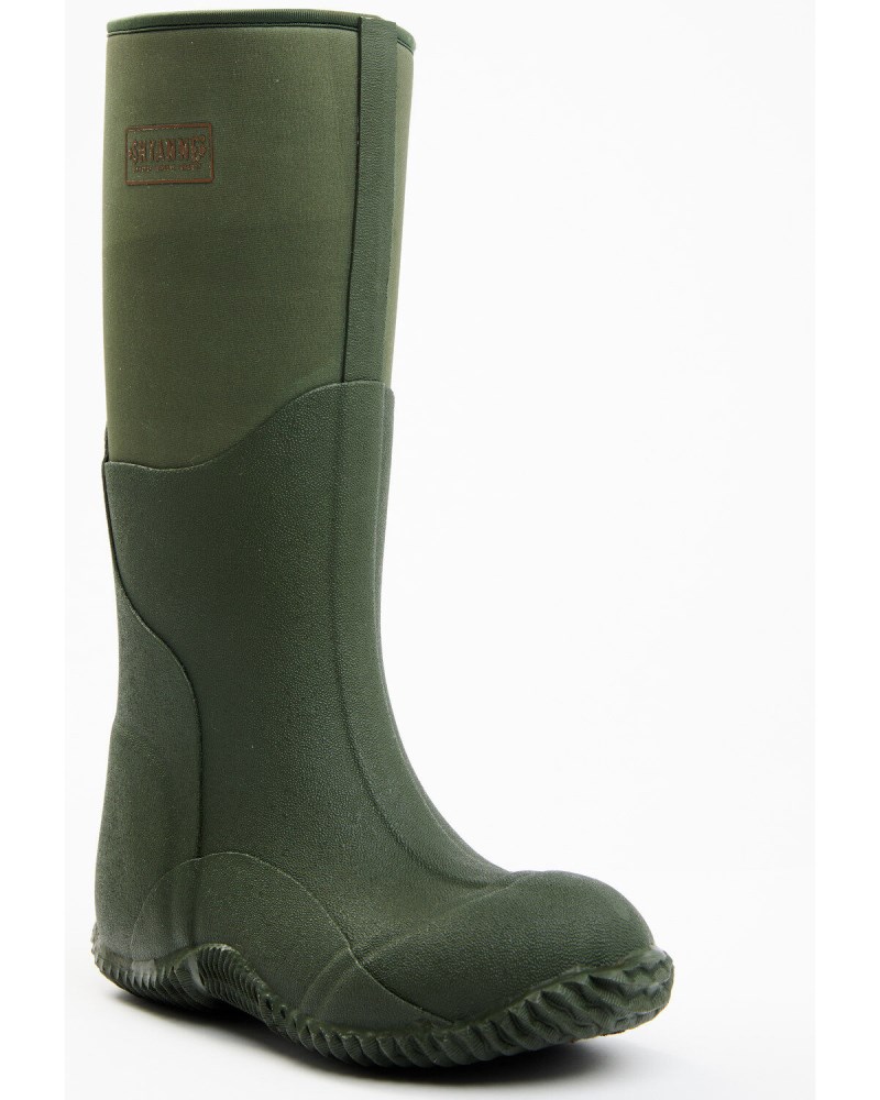 Shyanne Women's 15" Rubber Work Boots - Soft Toe | Olive