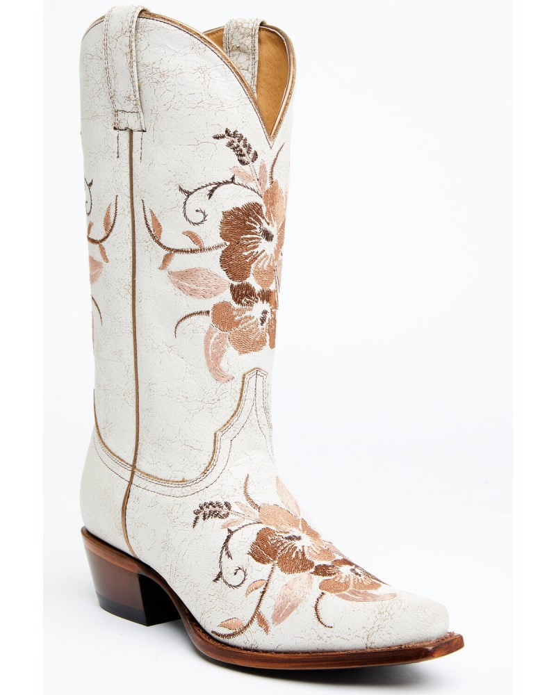 Shyanne Women's Sloane Western Boots - Snip Toe | White