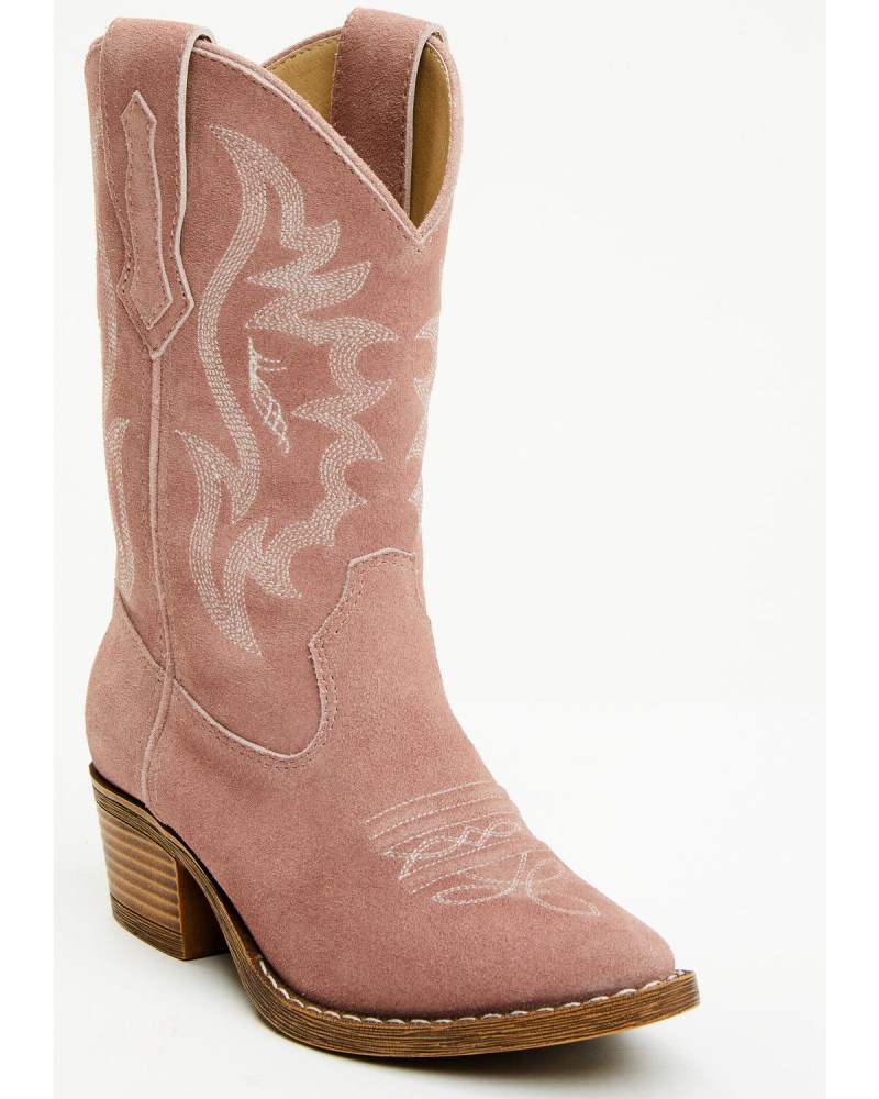Shyanne Girls' Sweetheart Western Boots - Round Toe | Pink