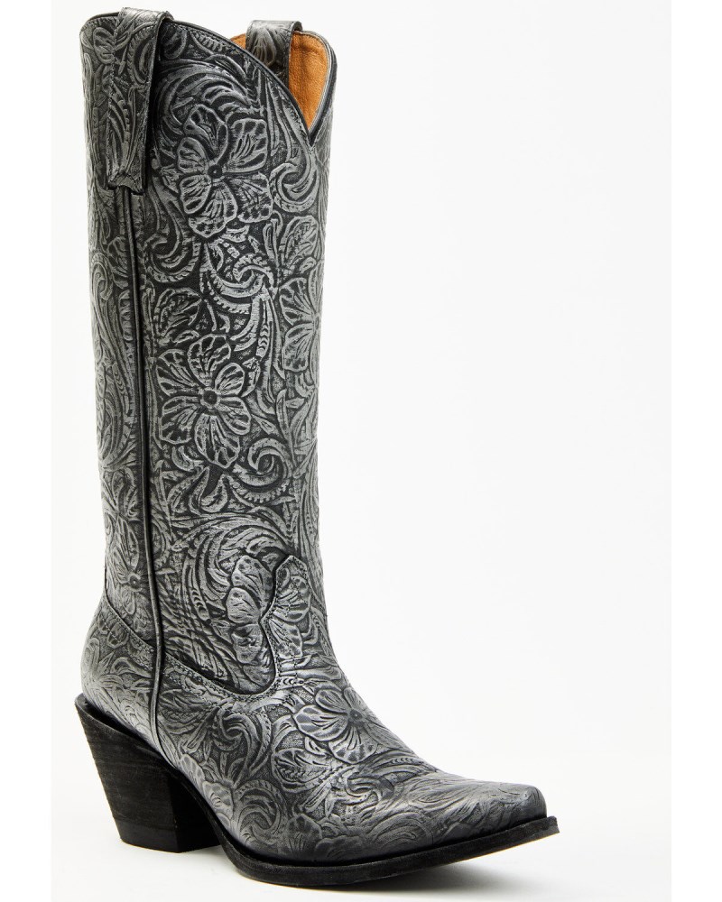 Shyanne Women's Florence Western Boots - Snip Toe | Black