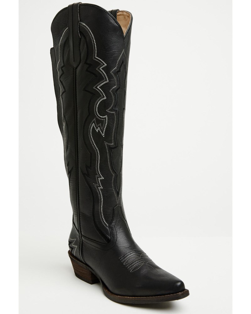 Shyanne Women's Leah Tall Western Boots - Snip Toe | Black