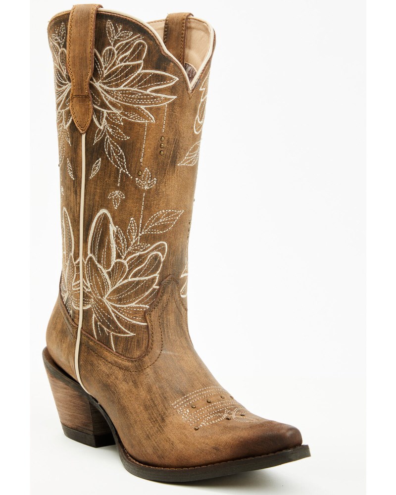 Shyanne Women's Toba Western Boots - Snip Toe | Brown