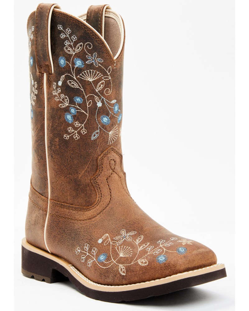 Shyanne Women's Hollie Western Performance Boots - Broad Square Toe | Brown