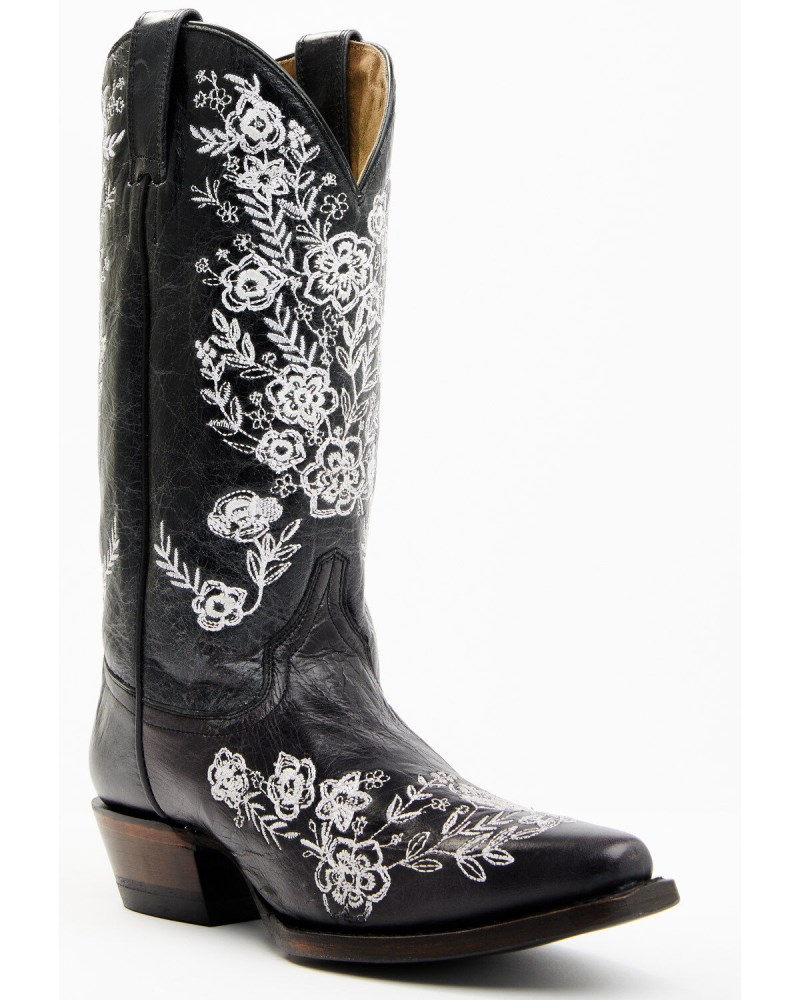 Shyanne Women's Heather Western Boots - Snip Toe | Black