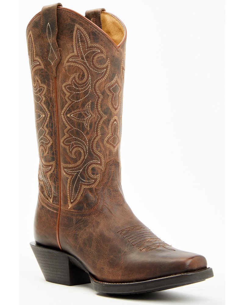 Shyanne Women's Jesse Performance Western Boots - Square Toe | Brown