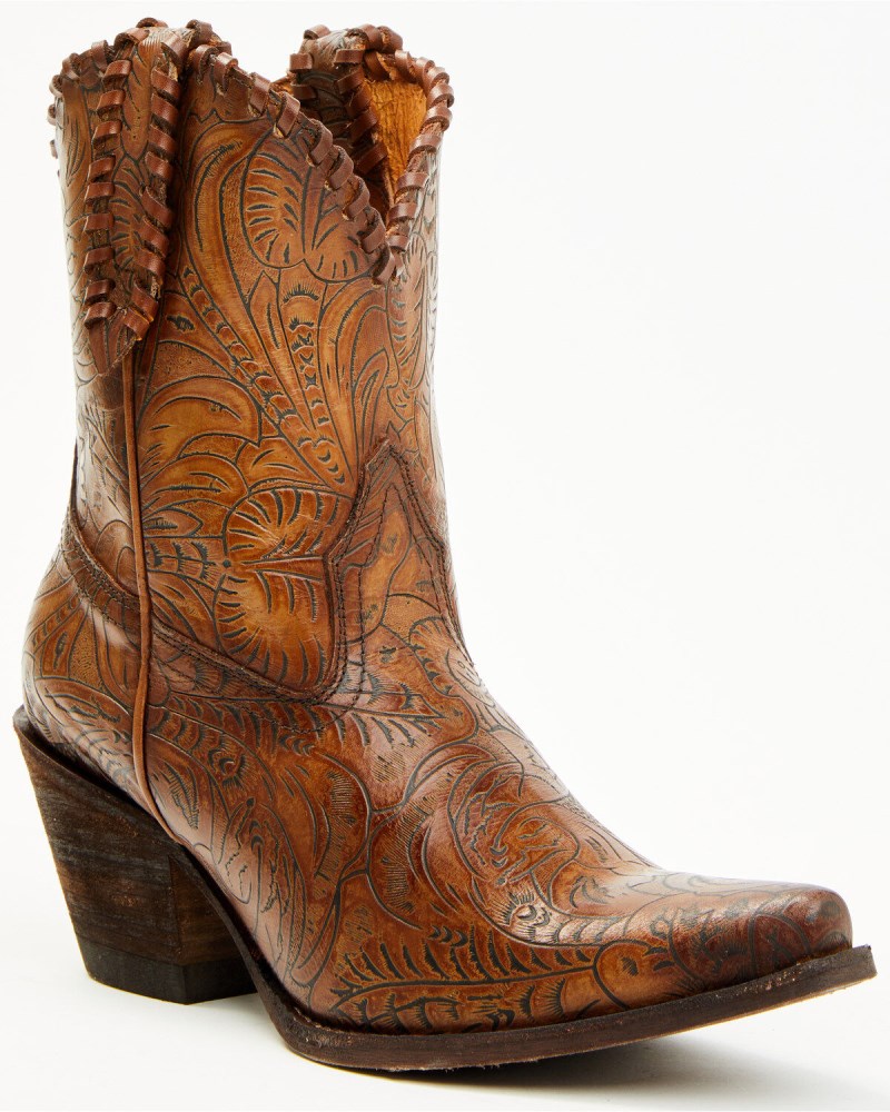 Shyanne Women's Tabita Western Fashion Booties - Snip Toe | Brown