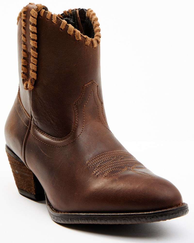 Shyanne Women's Sawyer Dolly Terra Western Fashion Booties - Round Toe | Cognac