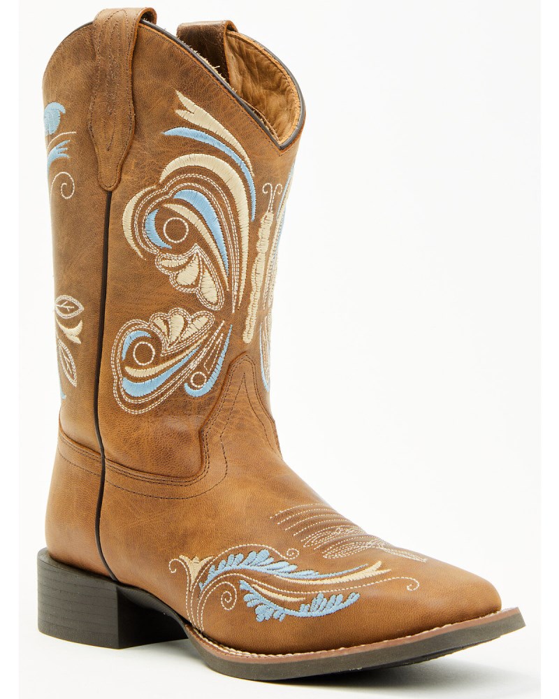 Shyanne Soltice Women's Nikki Performance Western Boots - Square Toe | Brown