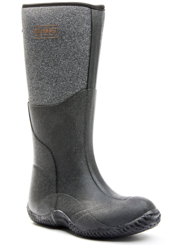 Shyanne Women's Rubber Outdoor Boots - Soft Toe | Black