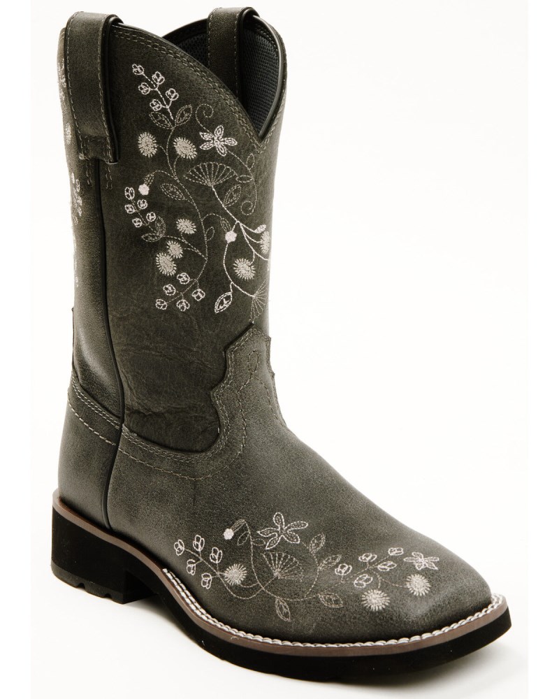 Shyanne Women's Hollie Xero Gravity Performance Western Boots - Broad Square Toe | Black