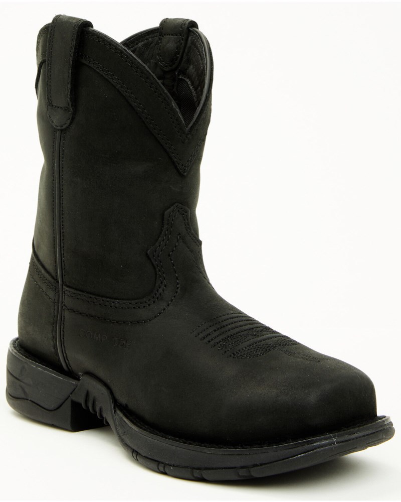 Shyanne Women's 8" Lite Work Boots - Composite Toe | Black